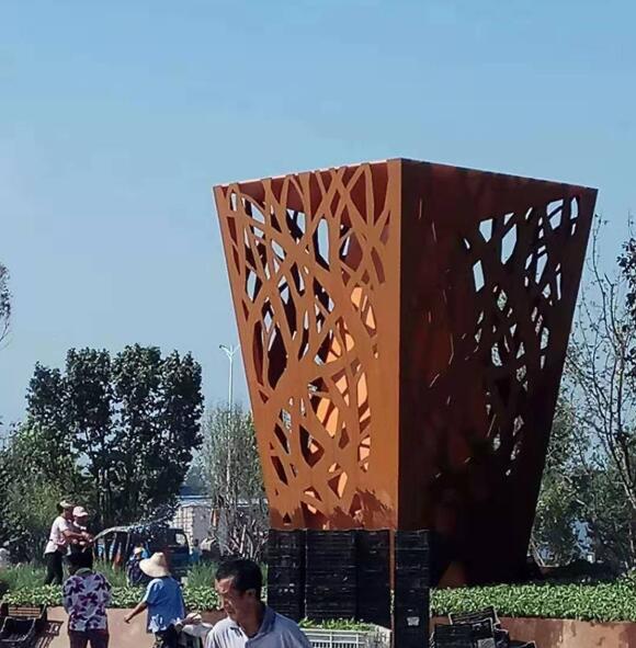 沽源耐候钢板雕塑
